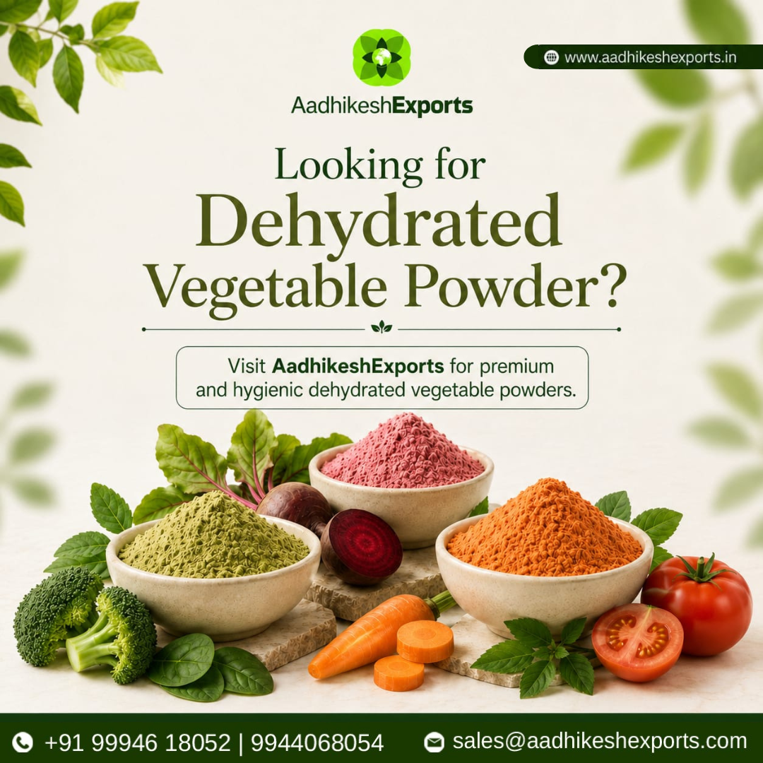 Dehydrated Vegetable Powder Manufacturers in India