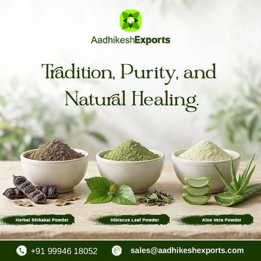 Natural Herbal Powder for Hair Care